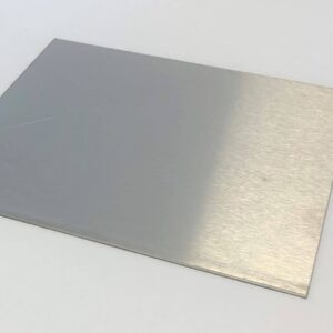 Rostfri plåt borstad/plastad 3000x1500x1,5 mm